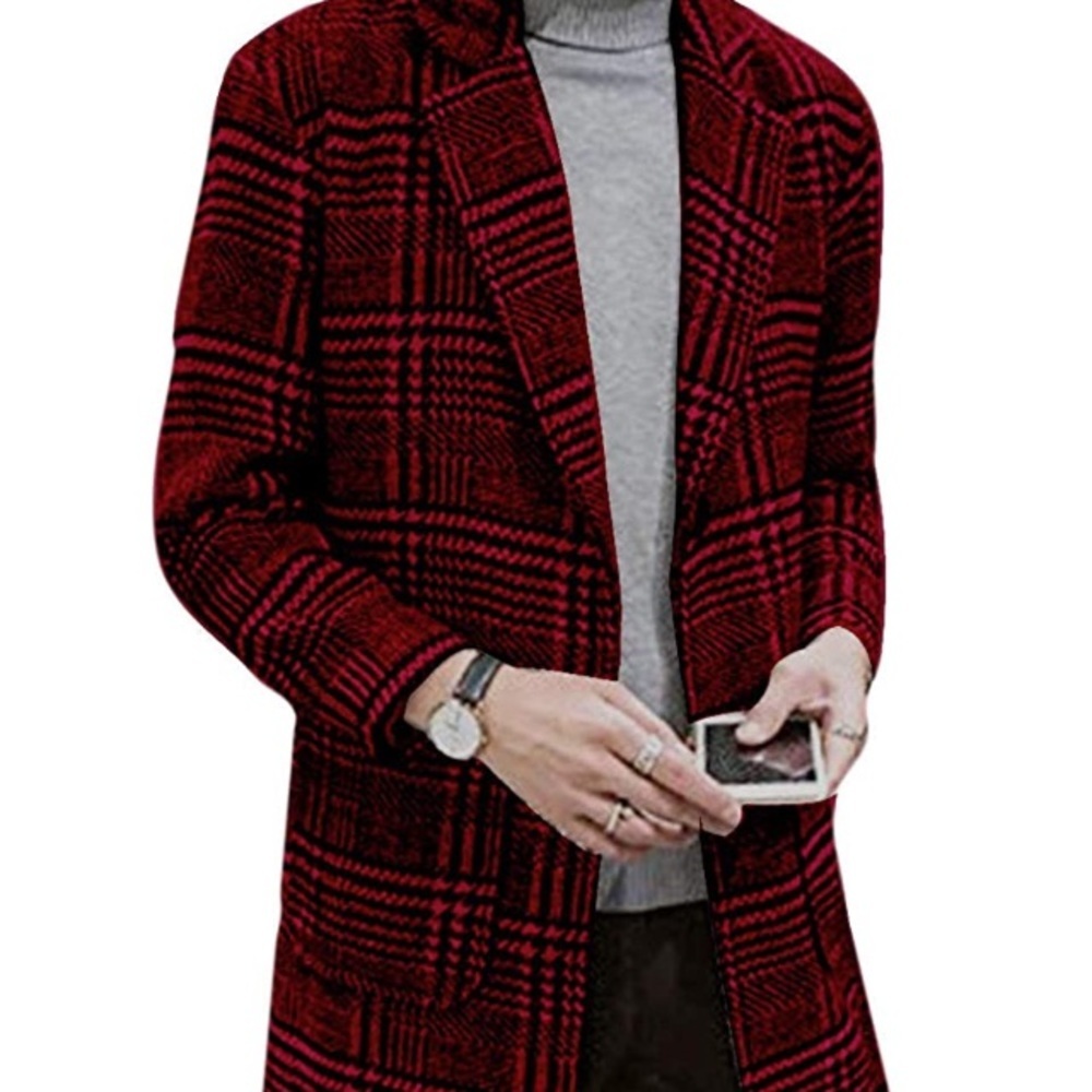 Sheer Beauté Men's Casual Coat